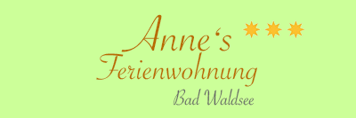 Ferienwohnung Anne Maucher Bad Waldsee